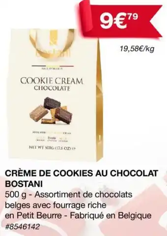 Costco Crème de cookies au chocolat BOSTANI offre