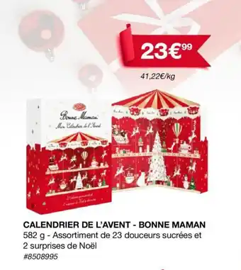 Costco Calendrier de l'avent - BONNE MAMAN offre