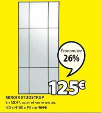 JYSK Miroir studstrup offre
