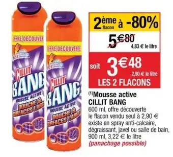 Cora x Carrefour Mousse active cillit bang offre