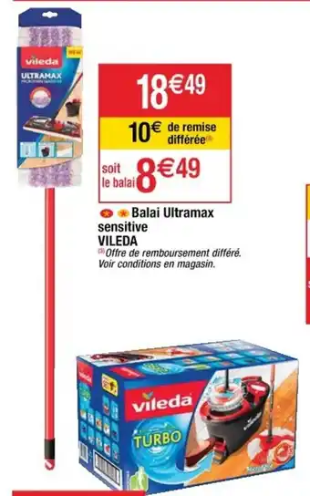Cora x Carrefour Balai ultramax sensitive vileda offre