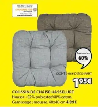 JYSK Coussin de chaise hasselurt offre