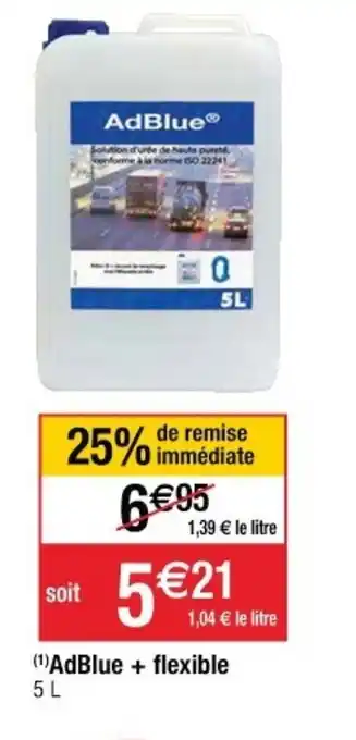 Cora x Carrefour Adblue + flexible offre