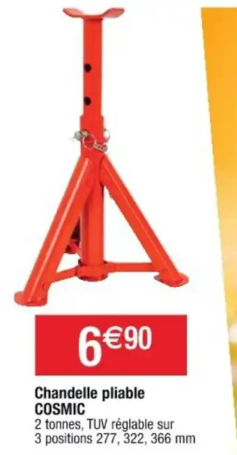 Cora x Carrefour Chandelle pliable cosmic offre