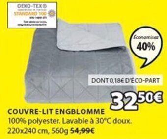 JYSK Couvre-lit engblomme offre