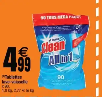 Cora x Carrefour Tablettes lave-vaisselle offre