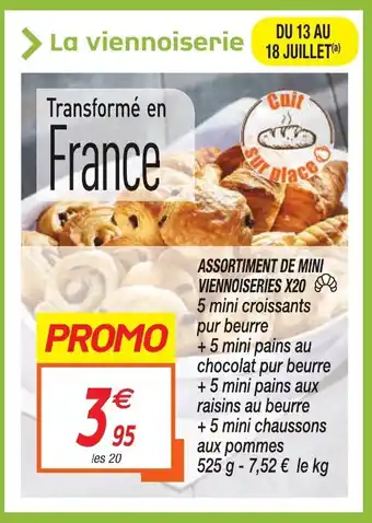 Netto Assortiment de mini viennoiseries X20 offre