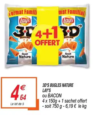 Netto 3D's bugles nature lay's offre