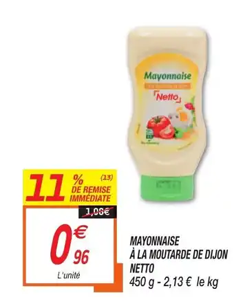 Netto Mayonnaise à la moutarde de dijon netto offre