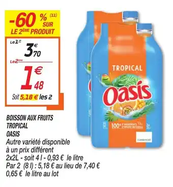 Netto Boisson aux fruits tropical oasis offre