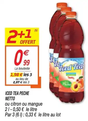 Iced tea peche netto