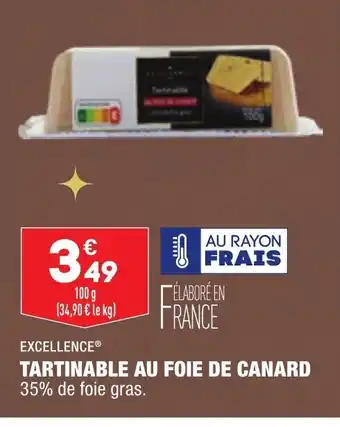 ALDI Tartinable au Foie de Canard offre