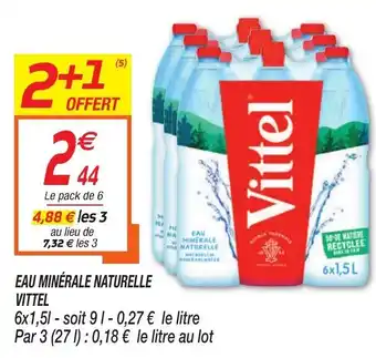 Netto Eau minérale naturelle vittel offre