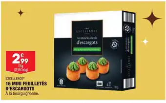 ALDI 16 Mini Feuilletés D'Escargots offre
