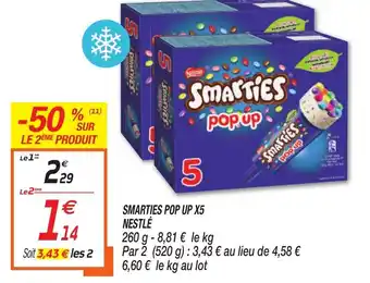 Netto Smarties pop up X5 nestlé offre