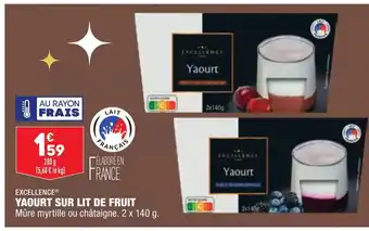 ALDI Yaourt Sur Lit de Fruit offre