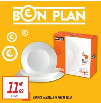 Netto Service vaisselle 18 pieces zelie offre