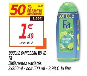 Douche caribbean wave fa