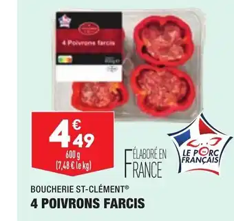 ALDI 4 Poivrons Farcis offre