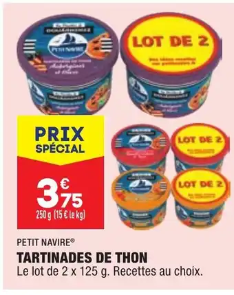 ALDI Tartinades de Thon offre