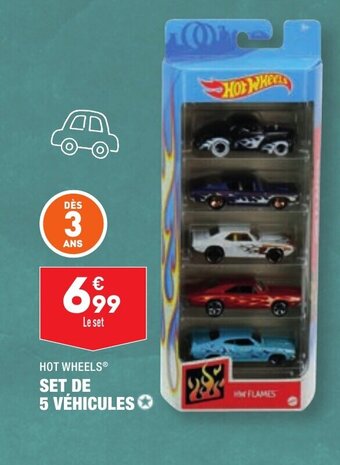 ALDI Set de 5 Véhicules offre