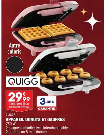 ALDI Appareil Donuts et Gaufres offre