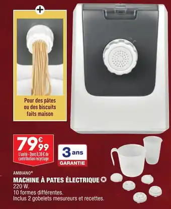 ALDI Machine à Pates Électrique offre