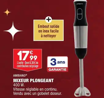 Mixeur Plongeant