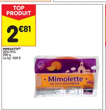 Leader Price Mimolette offre