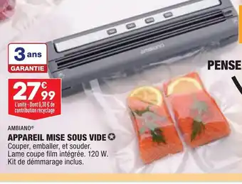 ALDI Appareil Mise Sous Vide offre