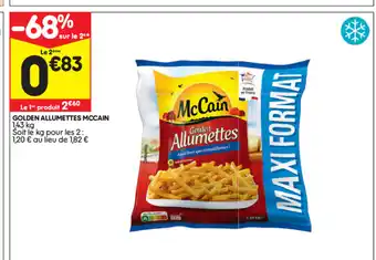 Leader Price Golden allumettes mccain offre