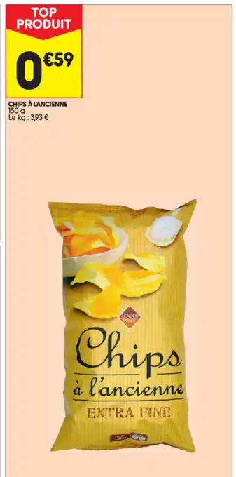 Leader Price Chips à l'ancienne offre