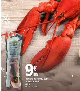 E.Leclerc Homard du canada surgelé offre