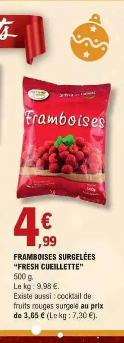 E.Leclerc Framboises surgelées offre