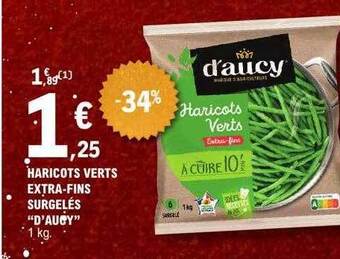 E.Leclerc Haricots verts extra-fins surgelés offre