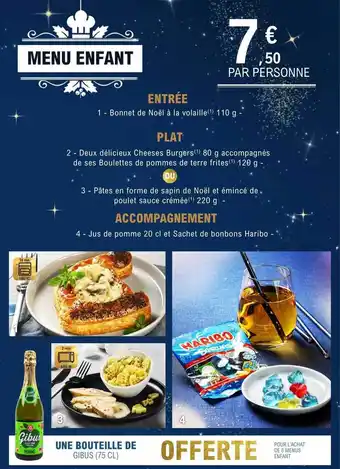 E.Leclerc Menu enfant offre
