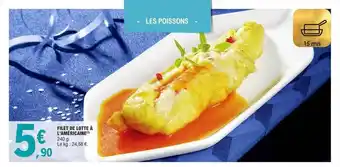 E.Leclerc Filet de lotte à l'américaine offre