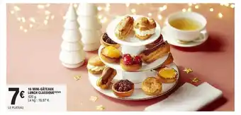 E.Leclerc 16 mini-gâteaux lunch classique offre