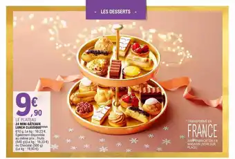 E.Leclerc 24 mini-gâteaux lunch classique offre