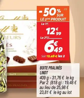 Netto Boite Pralinés Lindt offre