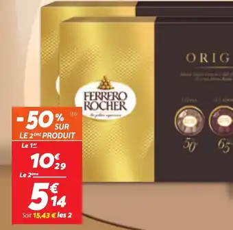 Netto Boite Rocher Origins X 24 Ferrero offre