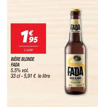 Netto Bière Blonde Fada offre
