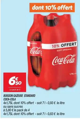 Netto Boisson Gazeuse Standard Coca-Cola offre