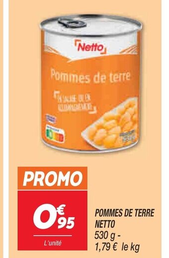 Netto Pommes de Terre Netto offre