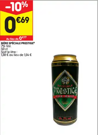 Bière spéciale prestige