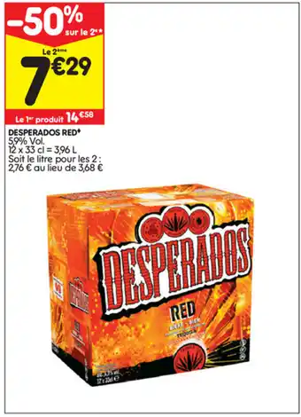 Leader Price Desperados Red offre