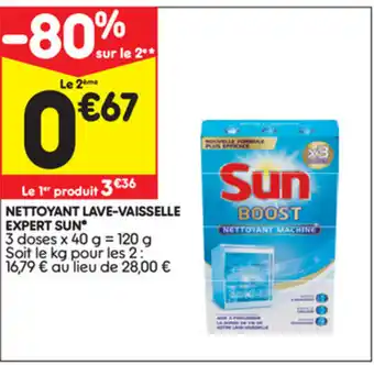 Leader Price Nettoyant Lave-Vaisselle Expert Sun offre