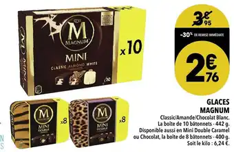 Supeco Glaces Magnum offre
