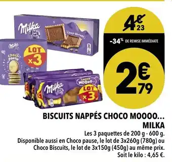 Supeco Biscuits nappés Choco Moo offre