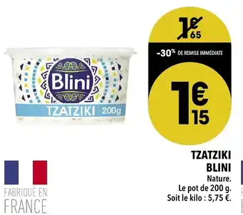 Supeco Tzatziki Blini offre